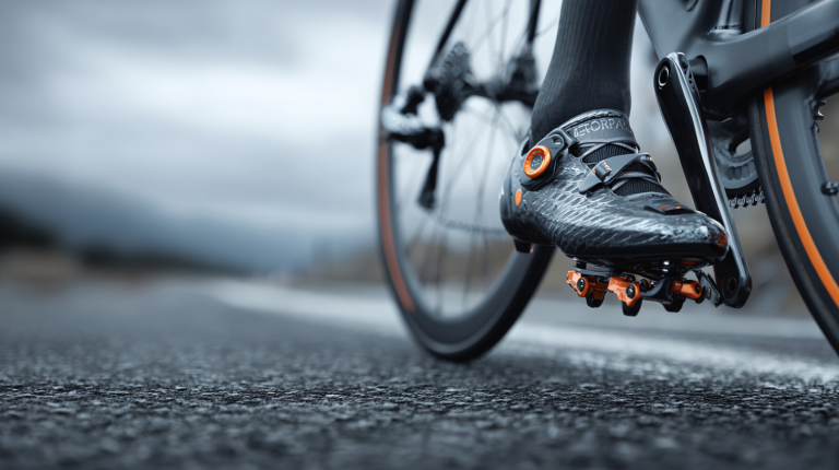 buty i pedały rowerowe