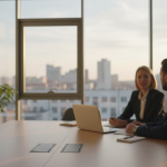 Zespół ekspertów agencji reklamowej Mayko analizujący statystyki kampanii Facebook Ads dla klienta z Białegostoku